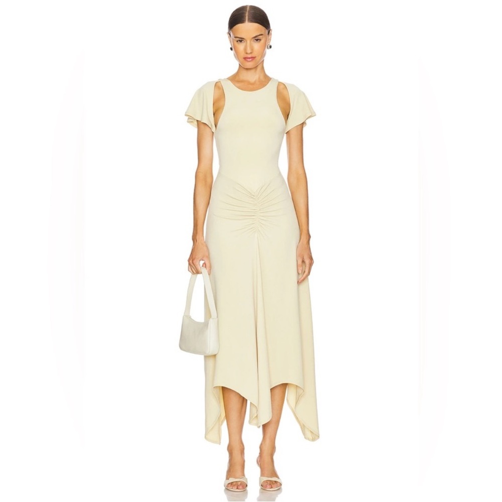 NWT WeWoreWhat Asymmetrical Midi Dress